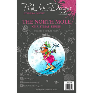 Pink Ink Designs A5 Clear Stamp Set - Christmas Series : The North Mole