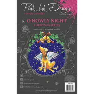 Pink Ink Designs A5 Clear Stamp Set - Christmas Series : Oh Howly Night