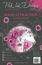 Pink Ink Designs A5 Clear Stamp Set - Fauna Series : Mane Attraction