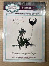 Pre-Loved : Creative Expressions Andy Skinner A6 Grey Rubber Stamp Set - Nowhere To Go But Up!