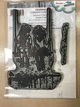 Pre-Loved : Creative Expressions Andy Skinner A6 Grey Rubber Stamp Set - Friends Forever