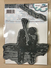 Pre-Loved : Creative Expressions Andy Skinner A6 Grey Rubber Stamp Set - Let's Go Fly A Kite