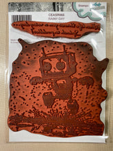 Pre-Loved : Creative Expressions Andy Skinner A6 Red Rubber Stamp Set - Rainy Day