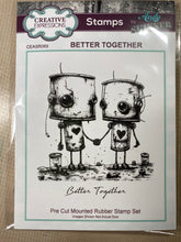 Pre-Loved : Creative Expressions Andy Skinner A6 Red Rubber Stamp Set - Better Together