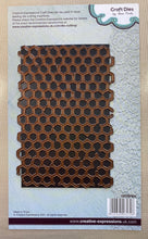 Pre-Loved :  Creative Expressions Craft Dies by Sam Poole - Shabby Basics - Rustic Honeycomb