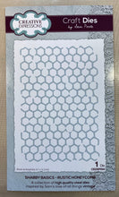 Pre-Loved :  Creative Expressions Craft Dies by Sam Poole - Shabby Basics - Rustic Honeycomb