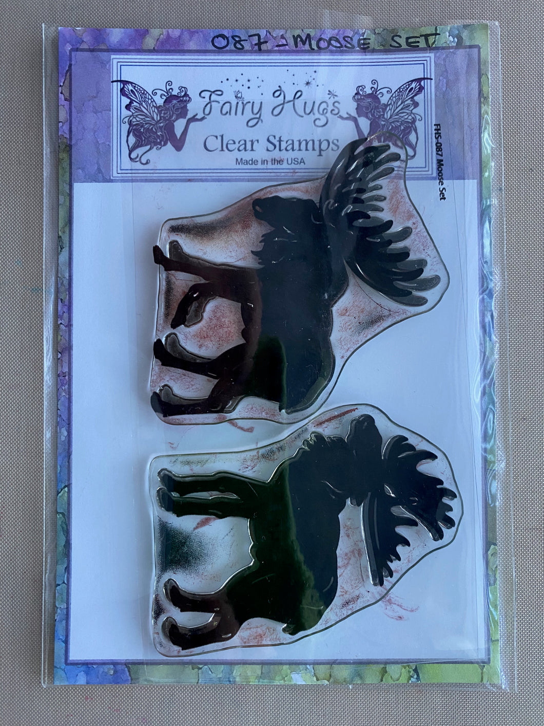 Pre-Loved : Fairy Hugs Stamp Set - Moose Set