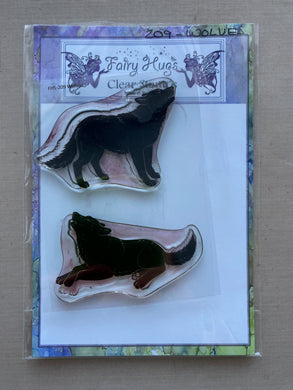 Pre-Loved : Fairy Hugs Stamp Set - Wolves