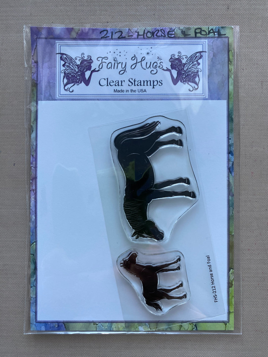 Pre-Loved : Fairy Hugs Stamp Set - Horse & Foal