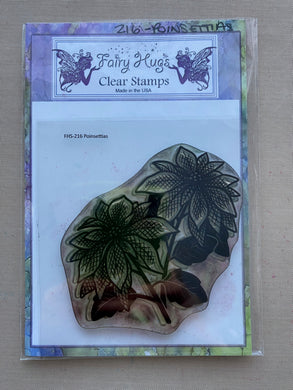 Pre-Loved : Fairy Hugs Stamp Set - Poinsettias