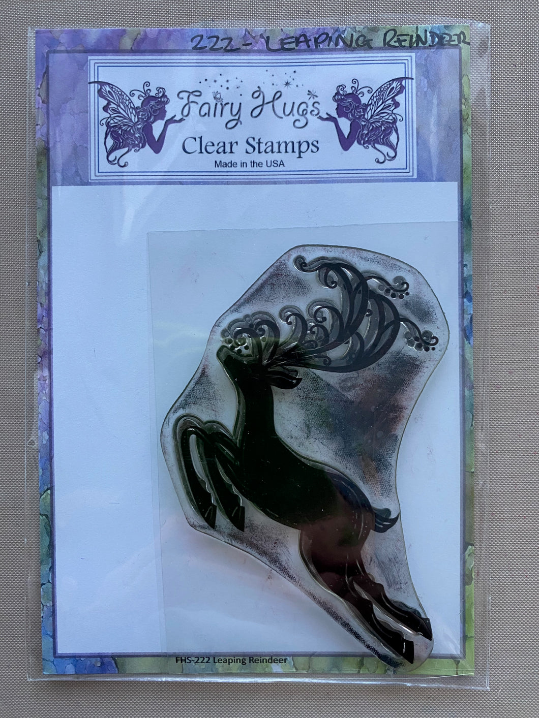 Pre-Loved : Fairy Hugs Stamp Set - Leaping Reindeer