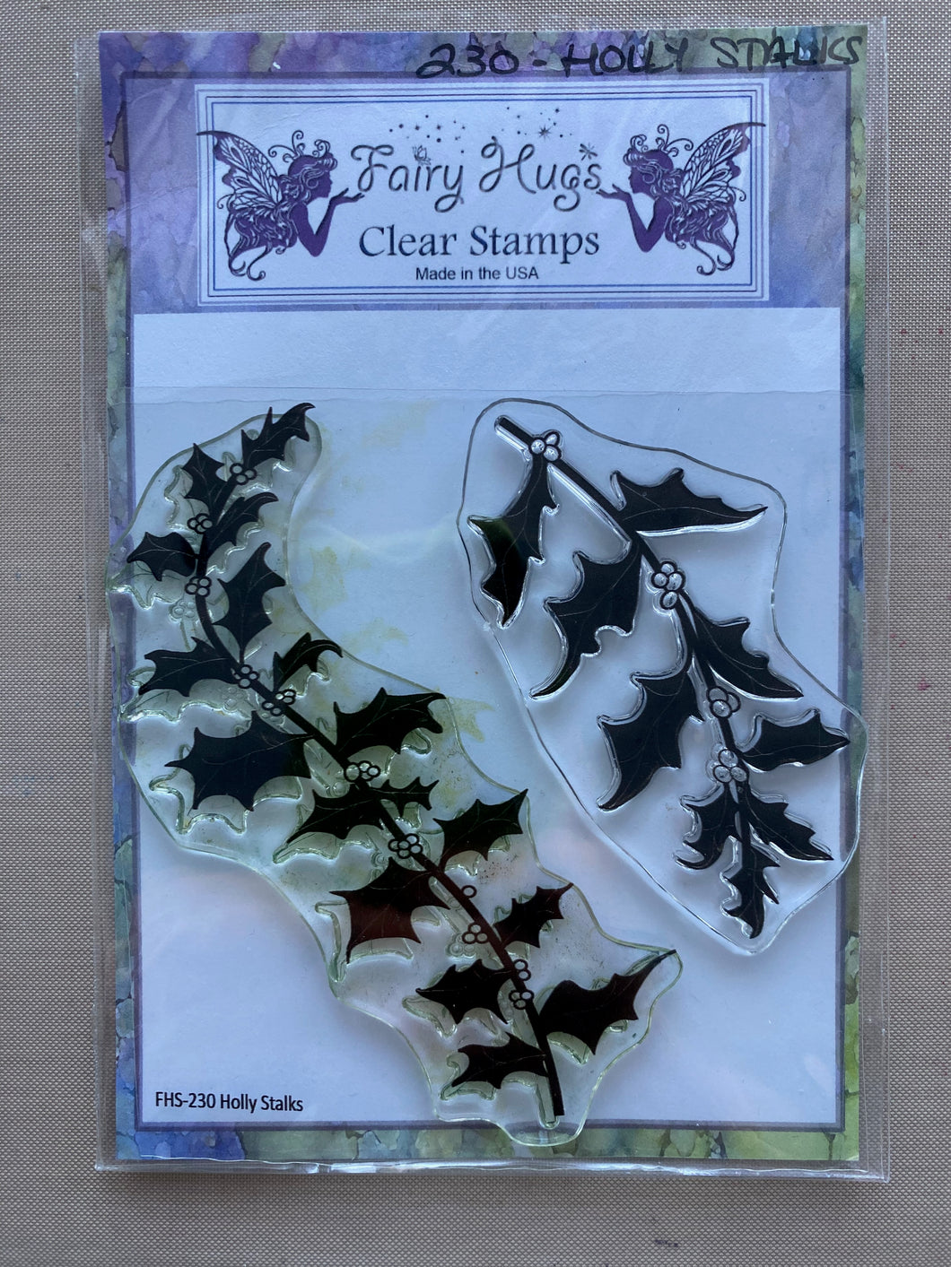 Pre-Loved : Fairy Hugs Stamp Set - Holly Stalks
