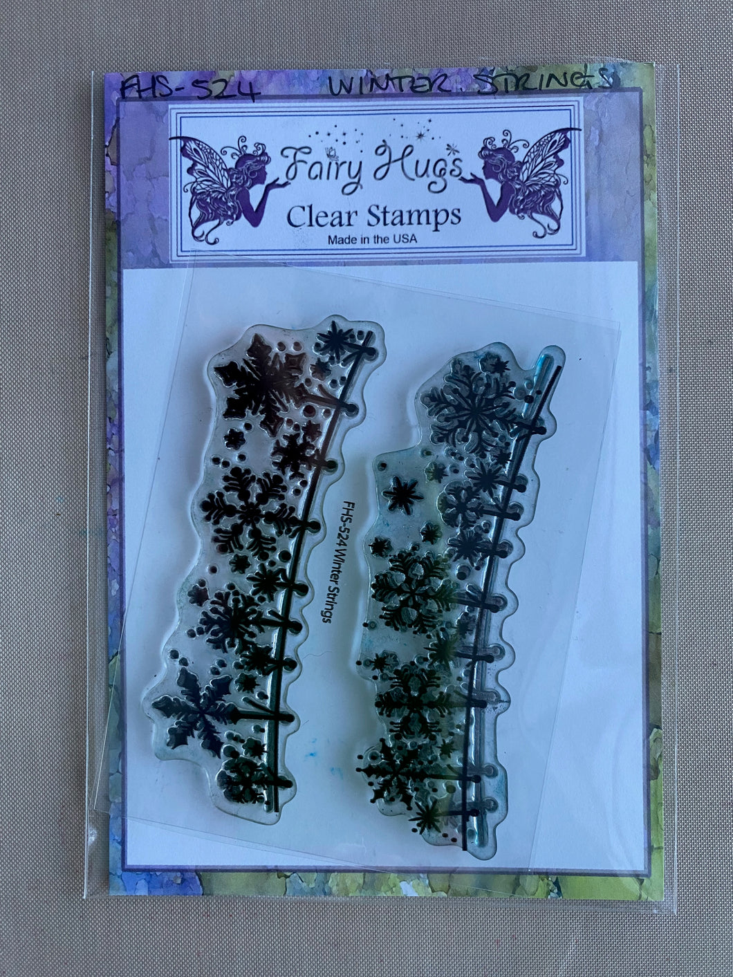 Pre-Loved : Fairy Hugs Stamp Set - Winter Strings