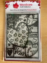 Pre-Loved : Woodware Clear Magic Single - Heart Collage