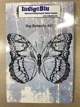 Pre-Loved : IndigoBlu A6 Red Rubber Stamp- Big Butterfly #3