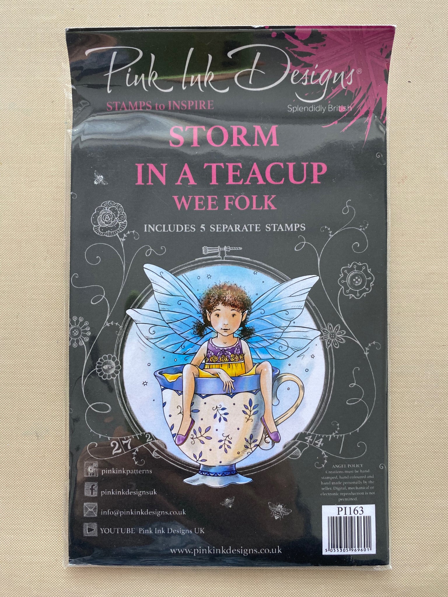 Pre-Loved : Pink Ink Designs A6 Stamp Set - Storm In A Teacup – Julia ...