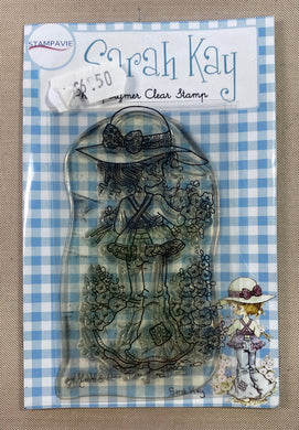 Pre-Loved : Stampavie Sarah Kay Clear Stamp - Spring is Back