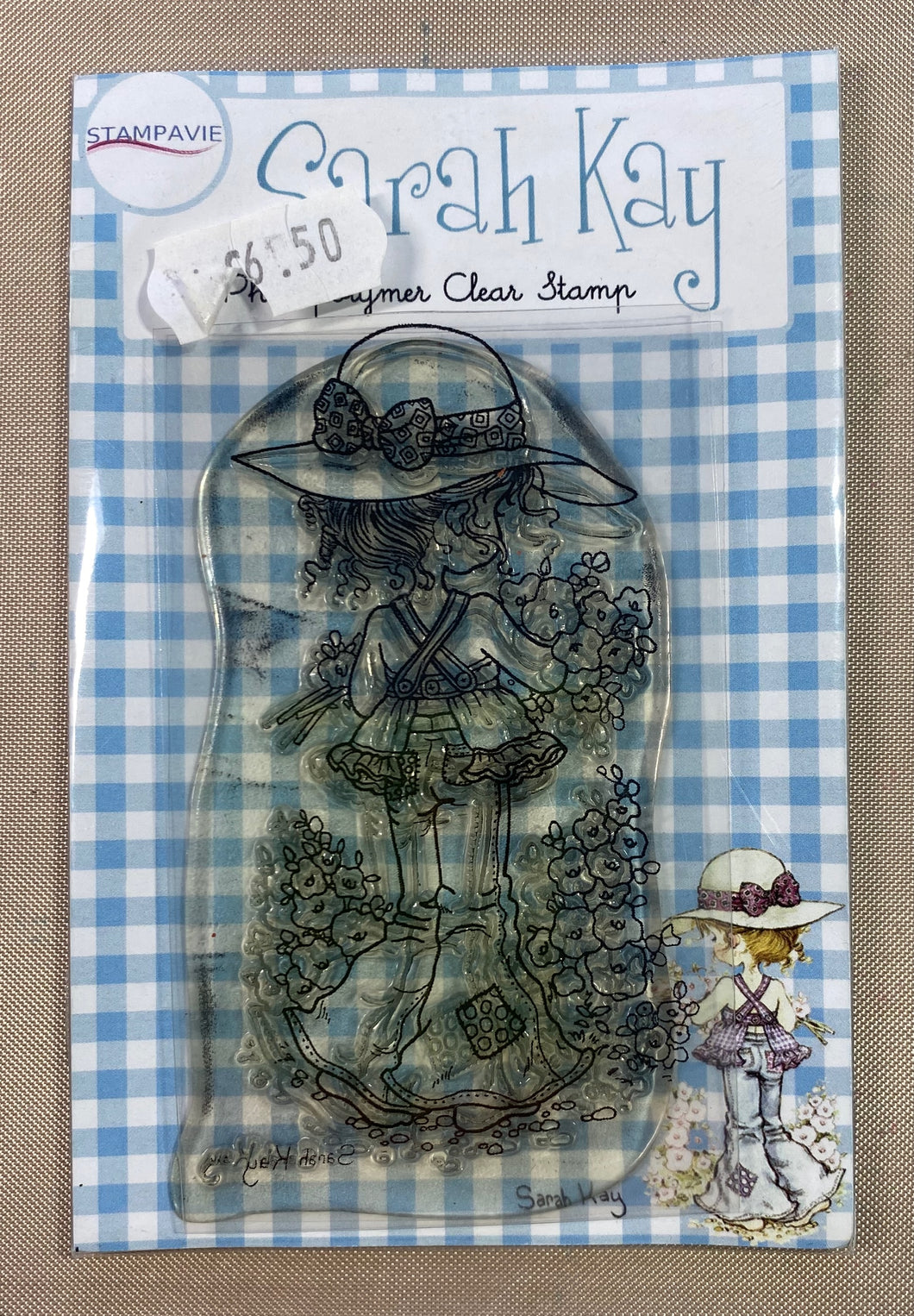 Pre-Loved : Stampavie Sarah Kay Clear Stamp - Spring is Back