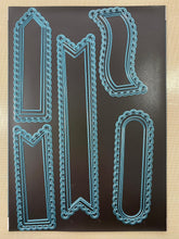 Pre-Loved : Sentimentally Yours A5 Die Set - Charmed Flags & Banners