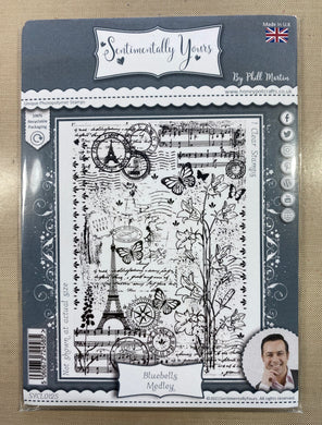 Pre-Loved : Sentimentally Yours A6 Stamp - Bluebells Medley