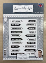 Pre-Loved : Sentimentally Yours A5 Stamp Set - Stitched Tabs : Essential Sentiments