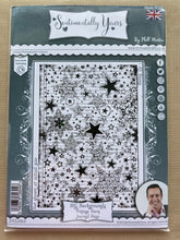 Pre-Loved : Sentimentally Yours A5 Stamp Set - Big Backgrounds : Vintage Stars Journal Page