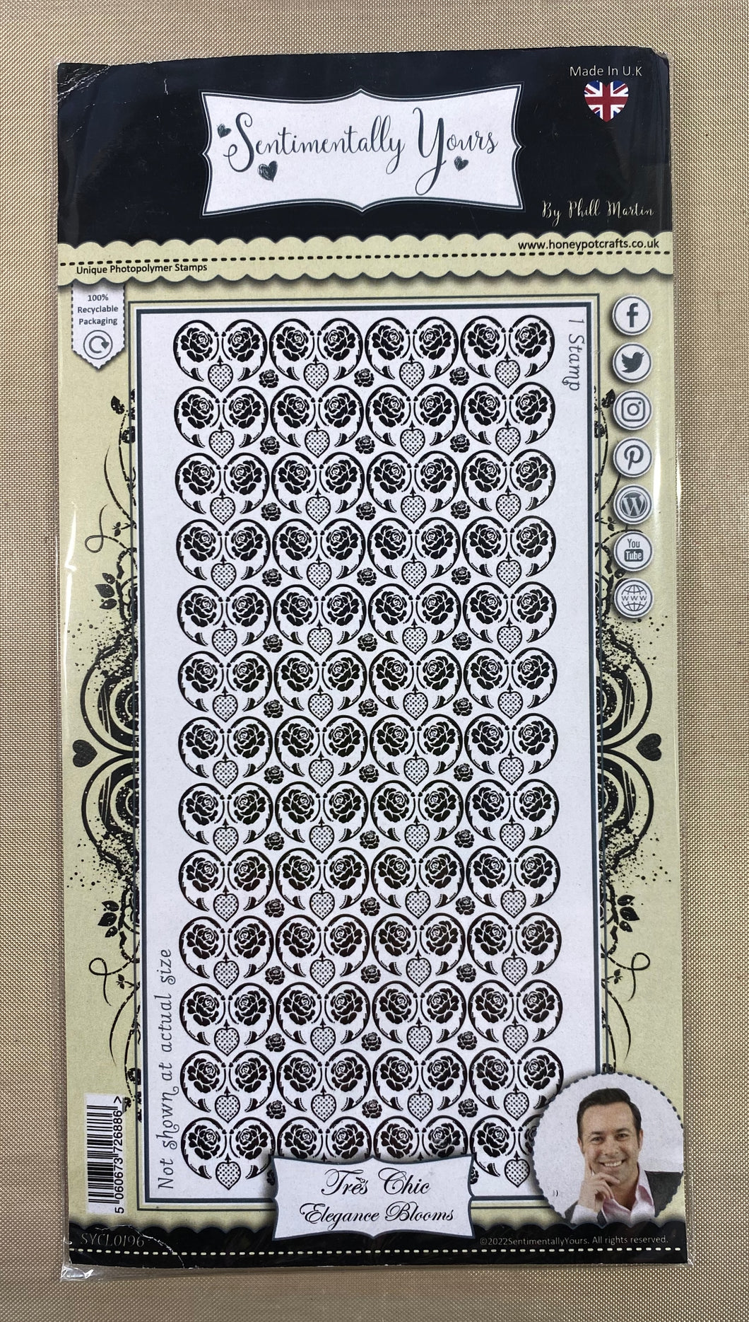 Pre-Loved : Sentimentally Yours DL Stamp - Tres Chic : Elegance Blooms