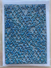Pre-Loved : Sentimentally Yours A6 Rubber Stamp - Cracked Broken Lattice