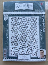Pre-Loved : Sentimentally Yours A6 Rubber Stamp - Cracked Broken Lattice