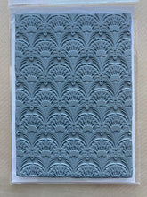 Pre-Loved : Sentimentally Yours A6 Rubber Stamp - Roaring 20's Deco Fan