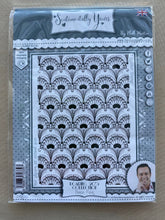 Pre-Loved : Sentimentally Yours A6 Rubber Stamp - Roaring 20's Deco Fan