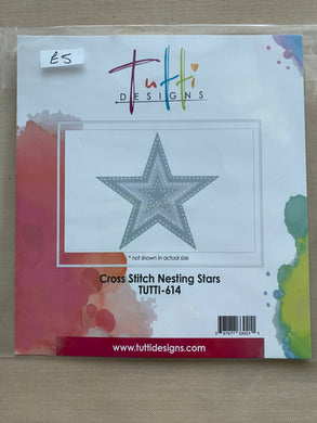 Pre-Loved :  Tutti Designs - Cross Stitch Nesting Stars