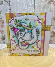 Woodware A6 Clear Stamp Set - Party Animal