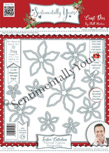 Phill Martin Sentimentally Yours Festive Collection - Pierced Festive Poinsettias
