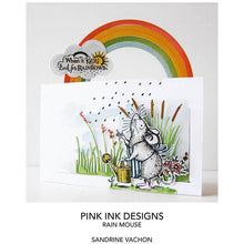 Pink Ink Designs A7 Clear Stamp Set - Rain Mouse