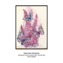 Pink Ink Designs A5 Clear Stamp Set - Wings Series : Winging It
