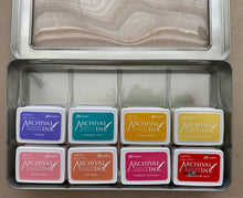 Pre-Loved : 8 x Mini Archival Ink Pads and Storage Tin