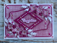 Phill Martin Sentimentally Yours Colour Coordinates 8 x 8 Paper Pack - Distressed Linen in shades of Pink