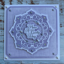 Phill Martin Sentimentally Yours Colour Coordinates 8 x 8 Paper Pack - Distressed Linen in shades of Lavender
