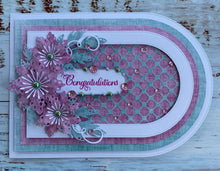 Phill Martin Sentimentally Yours Colour Coordinates 8 x 8 Paper Pack - Distressed Linen in shades of Pink