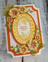 Phill Martin Sentimentally Yours A6 Clear Stamp - Accessory Collection : Floral Bouquet Layered Ovals