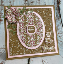 Phill Martin Sentimentally Yours A6 Clear Stamp - Accessory Collection : Floral Bouquet Background
