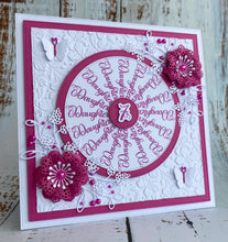 Phill Martin Sentimentally Yours 3D Embossing Folder - 8 x 8 Floral Bouquet