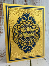 Phill Martin Sentimentally Yours 3D Embossing Folder - 7 x 5 Beaded Flourish