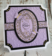 Phill Martin Sentimentally Yours A6 Clear Stamp - Accessory Collection : Floral Bouquet Layered Ovals
