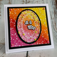 Phill Martin Sentimentally Yours A6 Clear Stamp - Accessory Collection : Floral Bouquet Layered Ovals