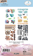 Elizabeth Craft Designs - Art Journal Specials : Layers Of Time Rub Ons
