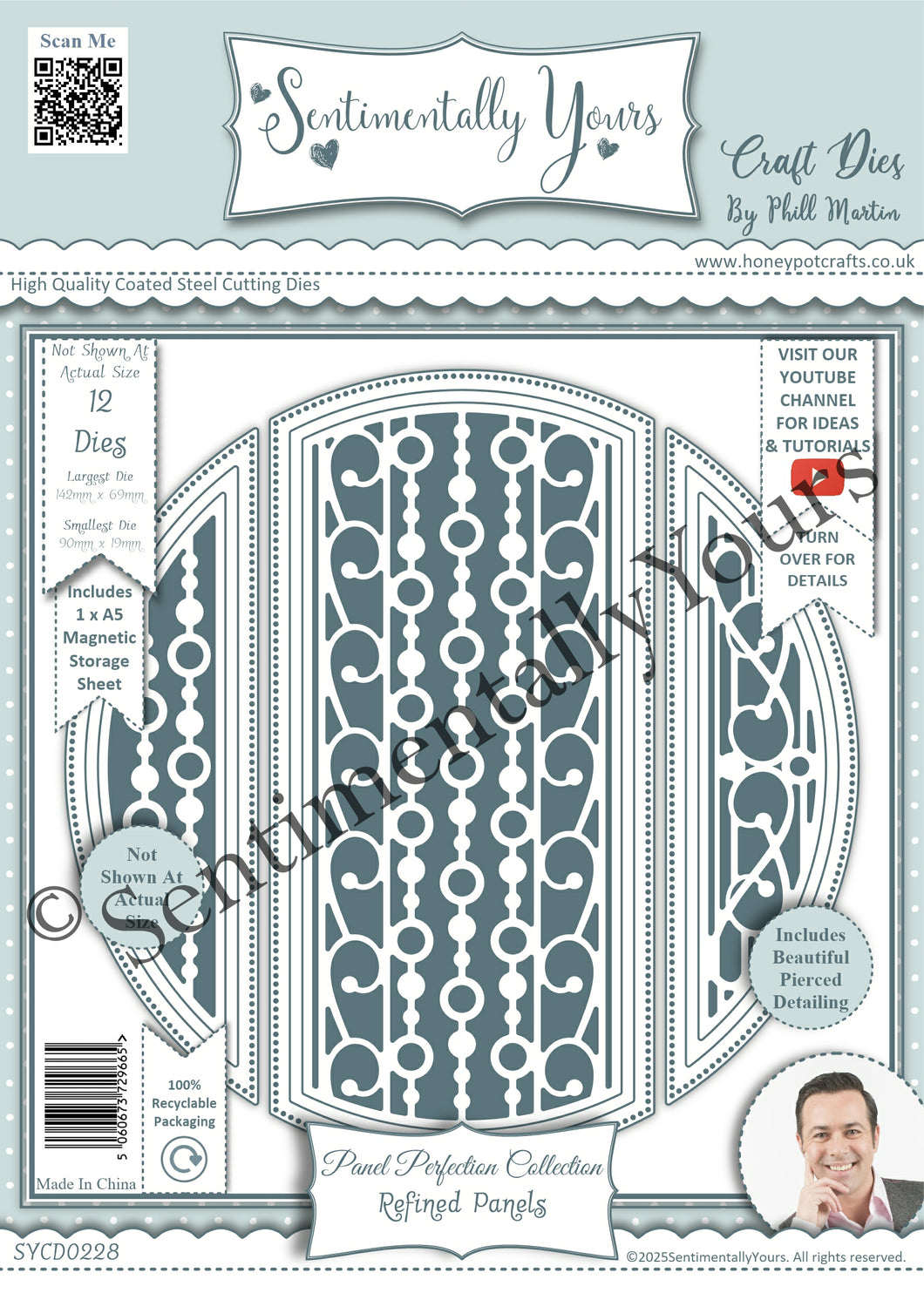 Phill Martin Sentimentally Yours Panel Perfection Collection - Refined Panels