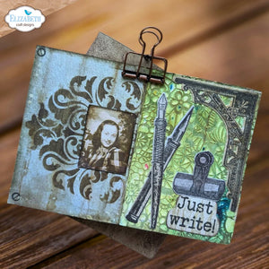 Elizabeth Craft Designs - Art Journal Specials : Journal Stencils 6