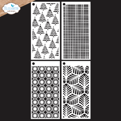 Elizabeth Craft Designs - Art Journal Specials : Journal Stencils 9